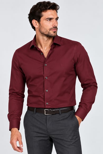 ΠΟΥΚΑΜΙΣΟ MICHAEL KORS - 605 BURGUNDY